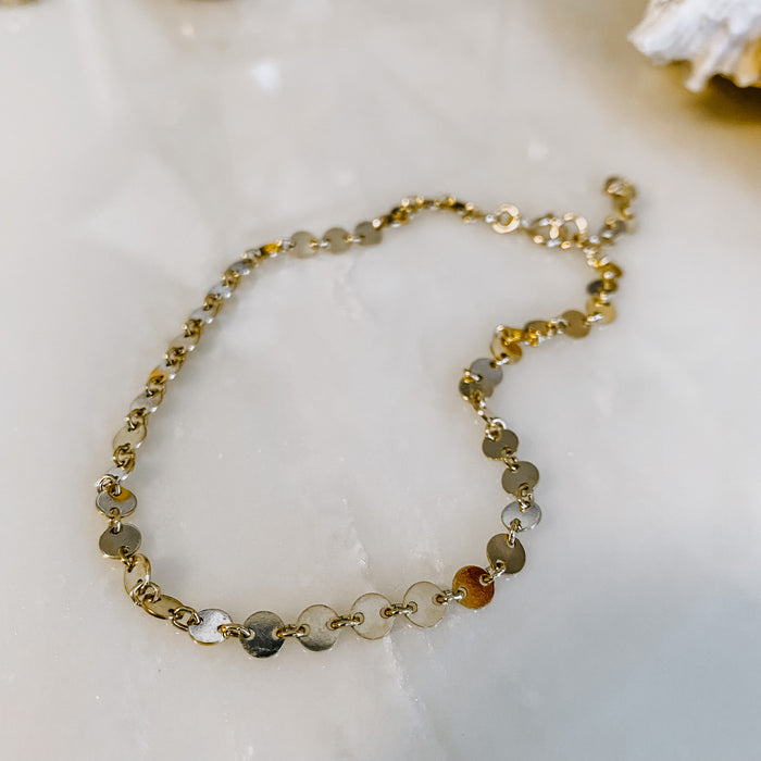 Sand Dollar Anklet
