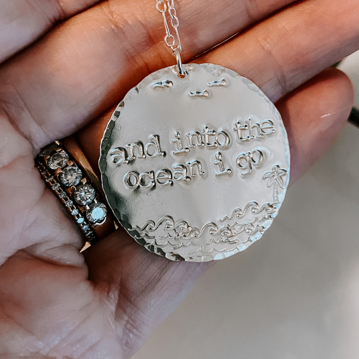 Into The Ocean Medallion Necklace