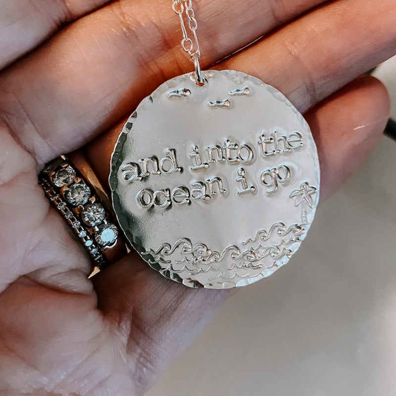 Into The Ocean Medallion Necklace