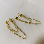 Double Chain Post Earrings
