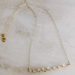 Herkimer Diamond Bar Necklace