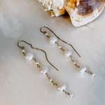 String of Pearls Ear Threaders