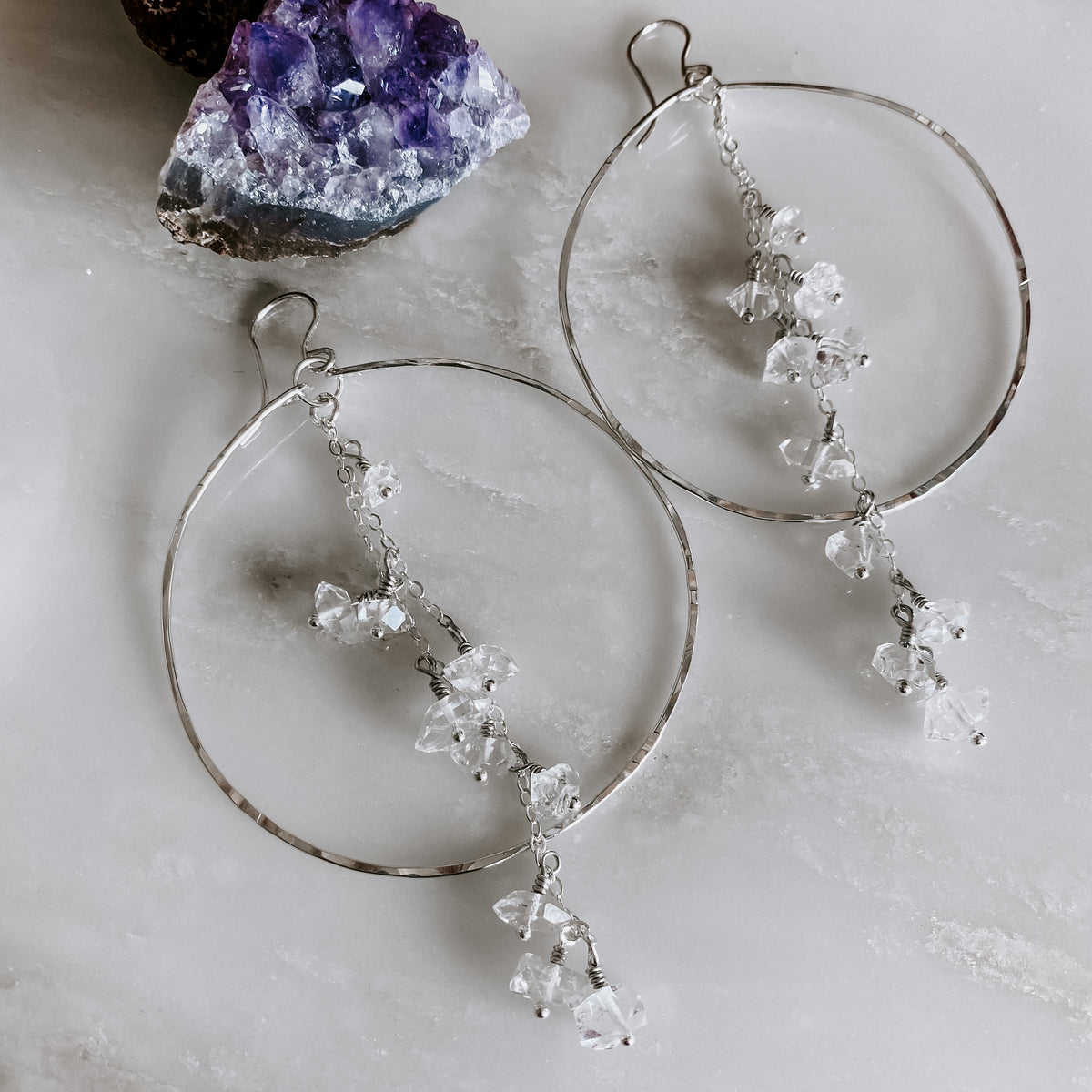 Enchanted Herkimer Diamond Earrings