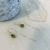 Palm Leaf Threader Earrings