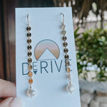 Sand Dollar Pearl Earrings