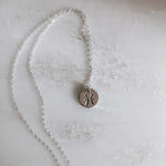 Astrology Hand Stamped Coin Necklace
