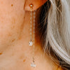 Double Take Herkimer Diamond Drop Earrings