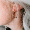 Mini Post Hoop Earrings
