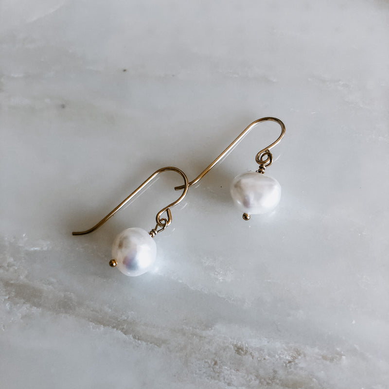 Pearl Baby Drop Earrings