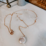 Freshwater Pearl Plunge Necklace
